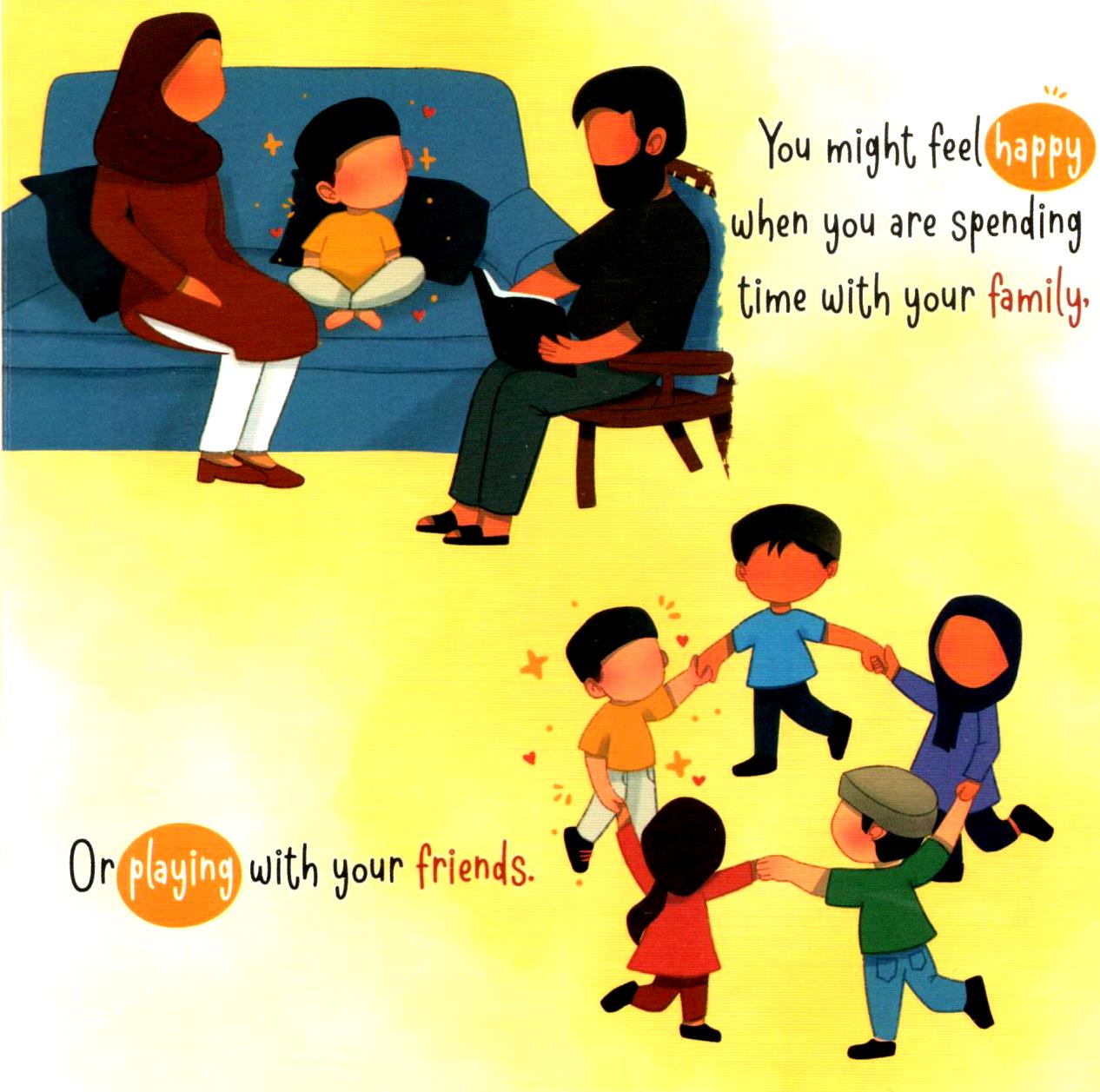 A LITTLE MUSLIM'S FIRST GUIDE TO EMOTIONS: HAPPINESS