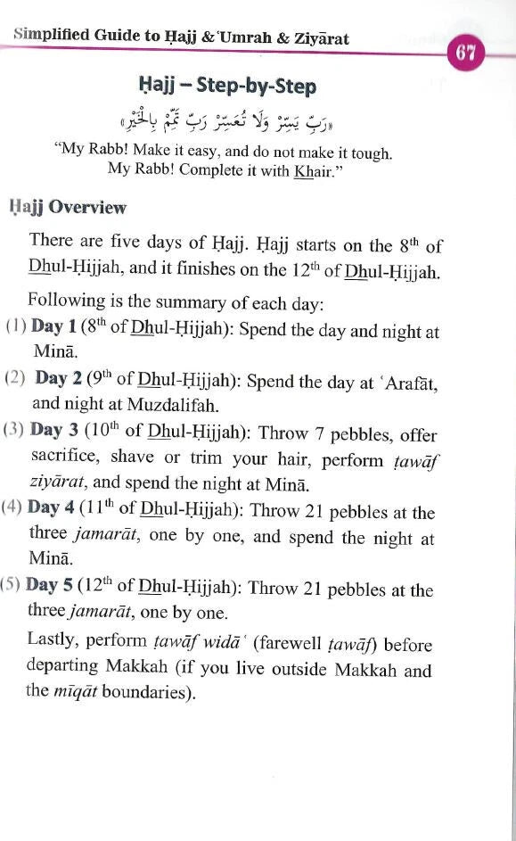 SIMPLIFIED GUIDE TO HAJJ & UMRAH & ZIYARAT