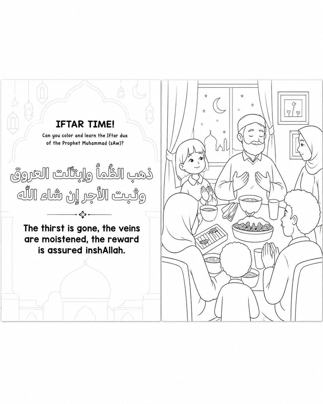 Ramadan Nights: Activity & Coloring Book